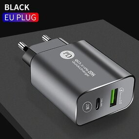 USB Type-c Adapter Supplier - OEM/ODM 12w Pd Fast Charging 2 Port Qc3.0 Mobile Charger