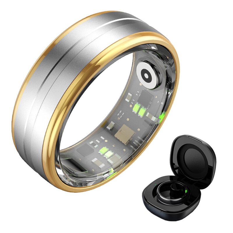 Smart Ring Factory - OEM 2024 New Fitness Tracker Heart Rate 5ATM with Charging Box