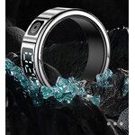 Health Smart Ring Factory - OEM 2025 SR08 Multiple Sports Modes Heart Rate with Display