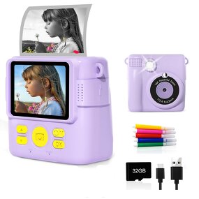 Portable Mini Camera Factory - OEM HD Screen 1080P Imaging Instant Thermal Printer