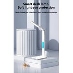 Wireless Charging Desk Lamp Factory - OEM Smart Displayclock 3 Color Stepless Dimming