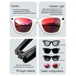 Smart Glasses Factory - OEM 2025 W610 8MP 2K Camera WiFi Video AI Intelligent Q&A