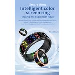 Smart Ring Factory - OEM 2025 R12 Heart Rate Women Physiological Cycle 5ATM Waterproof