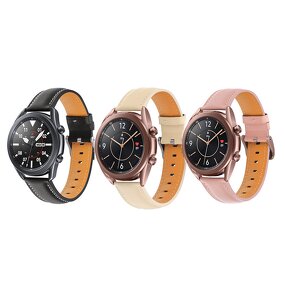 Watch Strap Factory - OEM Genuine Leather with Butterfly Deployment Clasp for Samsung