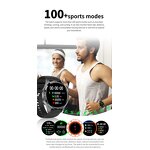 Smart Watch Factory - OEM Men 1.6 Inch BT Call Music NFC COMPASS IP68 Waterproof