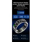 Smart Ring Factory - OEM 2025 R13 Touch Screen Display Health Monitoring Remote Photo