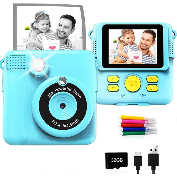 Kids Toy Camera Factory - OEM Instant 2.4 Inch Digital Mini Thermal Printer Photo
