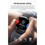 Smart Watch Factory - OEM Men 1.6 Inch BT Call Music NFC COMPASS IP68 Waterproof