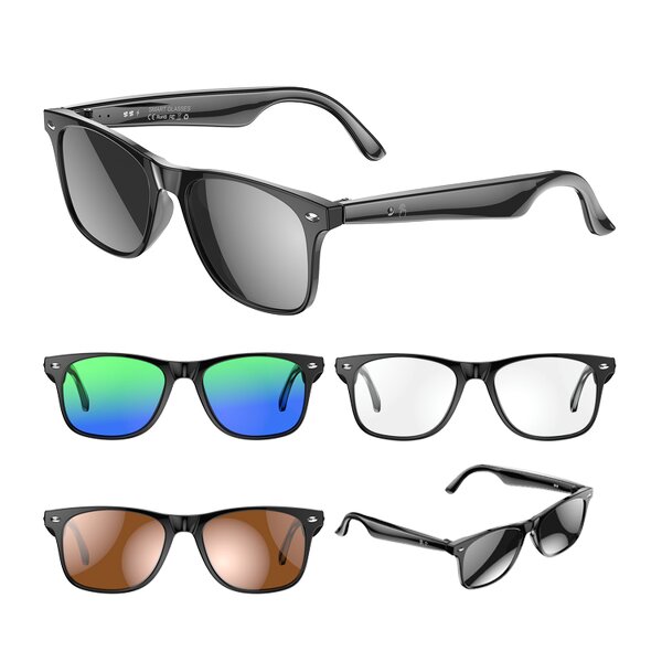 Smart Glass Factory - OEM 2025 Multilingual AI Translation Chat GPT Sport Sunglass