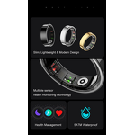 Smart Ring Factory - OEM R09 Health Blood Oxygen Heart Rate 5ATM Sleep with Case