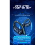 TWS Headset Factory - OEM 2024 800mAh Waterproof BT Earbuds LED Display Over-Ear