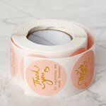 Thank You Stickers Supplier - Wholesale 500 Pcs Circle Roll for Supporting Small Business