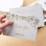 Thank You Cards Supplier - OEM/ODM Custom Print logo Business Name Advertising Visiting