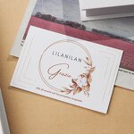 Kraft Paper Cards Manufacturer - OEM/ODM Custom Print logo Thank You Paperboard Business