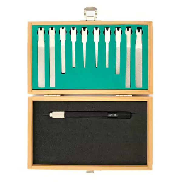 Diamond Needle File Set Factory - OEM Besdia FAS-100T Flat Hand Bendable Handle