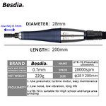 Ultrasonic Polisher Factory - OEM Besdia UTR-70 Customizable Pneumatic for Mold