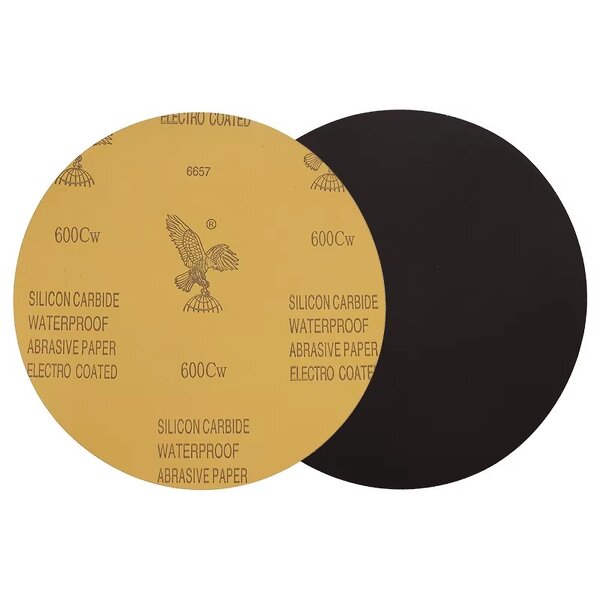 Metallographic Sandpaper Factory - OEM Medium Glue-Backed 200mm Diameter Silicon Carbide