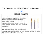 Carving Knife Factory - OEM High Quality CNC Carbide Tungsten Steel Soft Metal