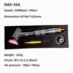 Polishing Machine Factory - OEM Polec-star NAK-45A Pneumatic Oscillating High-Speed