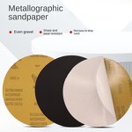Metallographic Sandpaper Factory - OEM Medium Glue-Backed 200mm Diameter Silicon Carbide