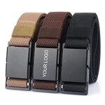 Magnetic Buckle Belt Factory - OEM/ODM Quick Releasing Golf Outdoor Nylon Elastic Fabric
