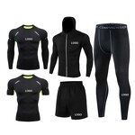 Compression Gym Set Manufacturer - OEM/ODM Quick Dry Long Sleeve Shorts Leggings Jacket