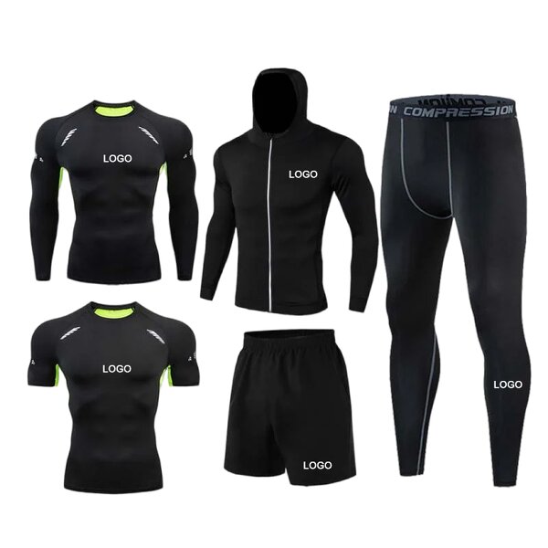 Compression Gym Set Manufacturer - OEM/ODM Quick Dry Long Sleeve Shorts Leggings Jacket