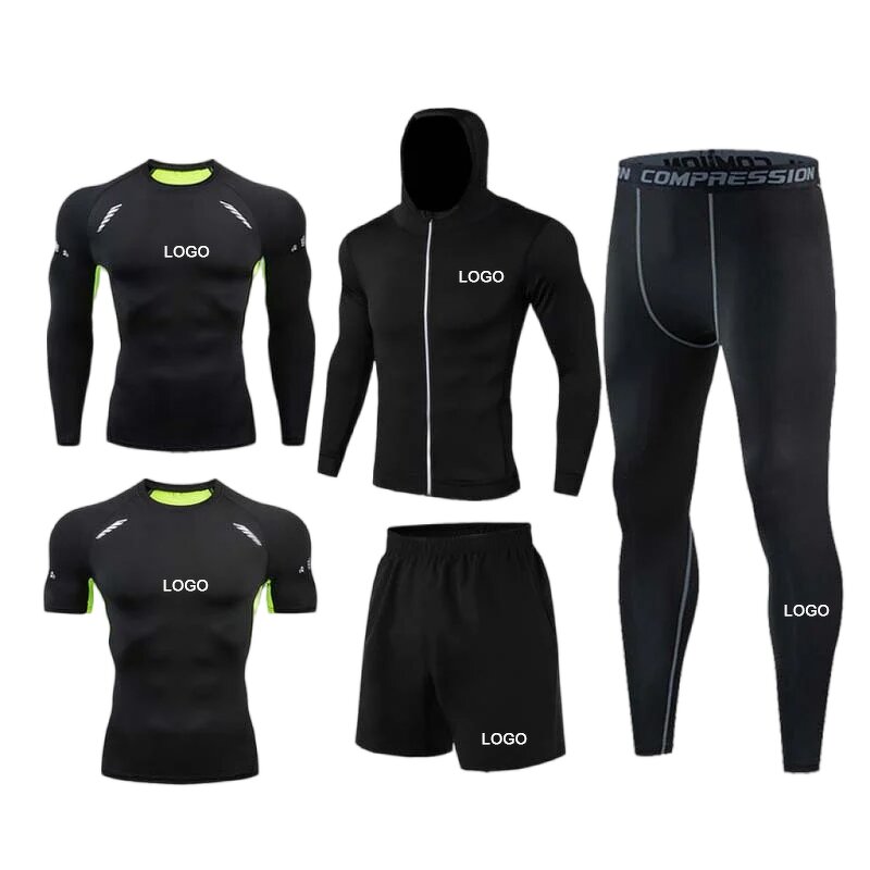 Compression Gym Set Manufacturer - OEM/ODM Quick Dry Long Sleeve Shorts Leggings Jacket