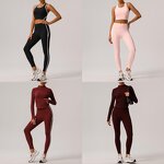 Yoga Activewear Set Supplier - OEM/ODM Custom Logo High Waisted Workout Jacket Legging