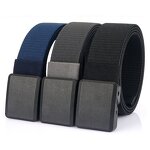 Elastic Belt Supplier - OEM/ODM One Size Fit All Plastic Buckle Stretch Canvas Tactical