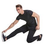 Compression Gym Set Manufacturer - OEM/ODM Quick Dry Long Sleeve Shorts Leggings Jacket