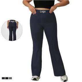 Flared Leggings Factory - OEM/ODM Plus Size High Waist Yoga Pants Tummy Control Booty