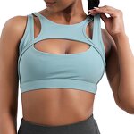 Plus Size Sports Bra Factory - OEM/ODM Dongguan Racerback Seamless Logo for Big Women
