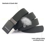 Outdoor Belt Manufacturer - OEM/ODM High Quality Canvas Elastic Waist for Hiking Riding