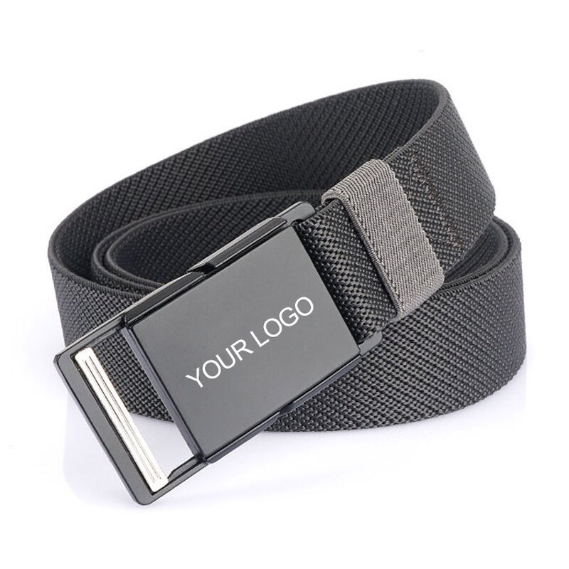 Magnetic Buckle Belt Factory - OEM/ODM Quick Releasing Golf Outdoor Nylon Elastic Fabric