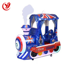 Kiddie Ride Factory - OEM Children's Safety Amusement Train Cartoon MP5 Screen