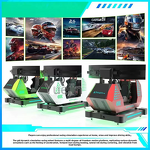 Racing Simulator Factory - OEM GT4 Ultra F1 VR 3 Screen Indoor Metal Virtual Reality