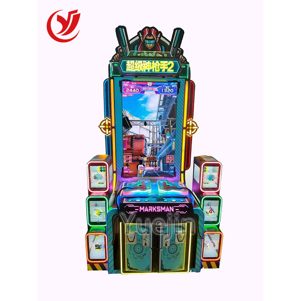 Arcade Game Machine Factory - OEM Coin-operated Video Shooting Skill Simulator LED