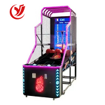 Basketball Shooting Simulator Factory - OEM 55 Inch LCD Coin-Operated LED Lights Metal