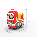 Kiddie Ride Factory - OEM High Quality Indoor Fiberglass Cartoon Vehicle Coin-Operated