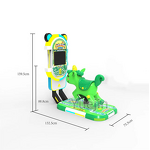 Kiddie Ride Factory - OEM Kids Amusement Fiberglass Cartoon Animal Coin Operated