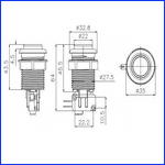 Push Button Factory - OEM Factory Wholesale High Quality 28mm Round American Micro Switch
