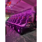 Basketball Shooting Simulator Factory - OEM 55 Inch LCD Coin-Operated LED Lights Metal