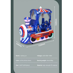 Kiddie Ride Factory - OEM Children's Safety Amusement Train Cartoon MP5 Screen