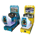 Racing Car Arcade Game Factory - OEM 3D Kids Outrun Simulator Metal Construction English