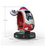 Kiddie Ride Factory - OEM Factory Price Indoor Coin Operated Rotary Fiberglass Spaceship