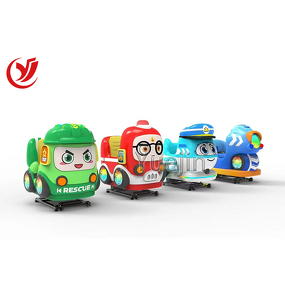Kiddie Ride Factory - OEM High Quality Indoor Fiberglass Cartoon Vehicle Coin-Operated