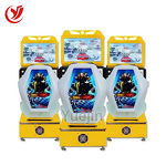 Racing Car Arcade Game Factory - OEM 3D Kids Outrun Simulator Metal Construction English