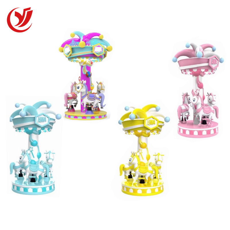 Carousel Factory - OEM Hot Sale Children's Indoor Playground Small Honey Riding