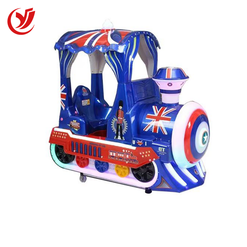 Kiddie Ride Factory - OEM Children's Safety Amusement Train Cartoon MP5 Screen